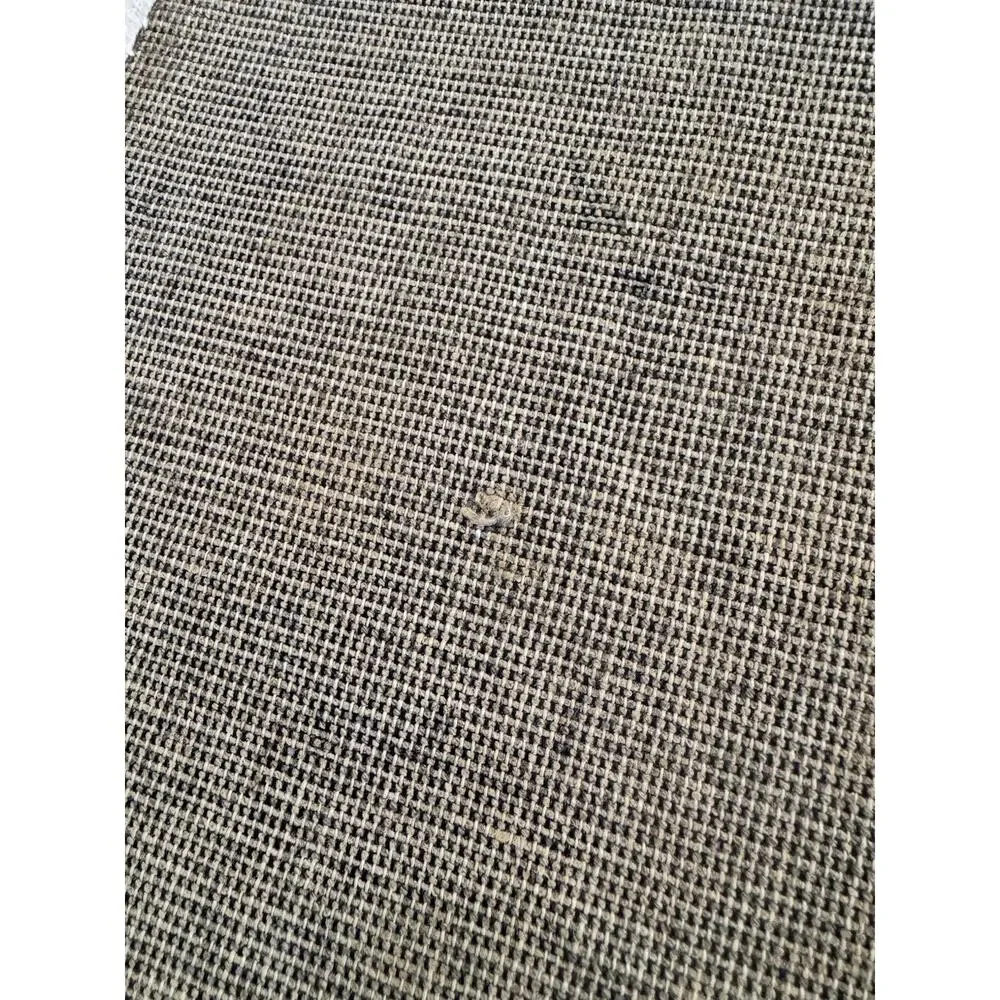 Vintage Hand Hooked Rug Floral Basket Primitive Cottagecore 21x34 Wool Accent